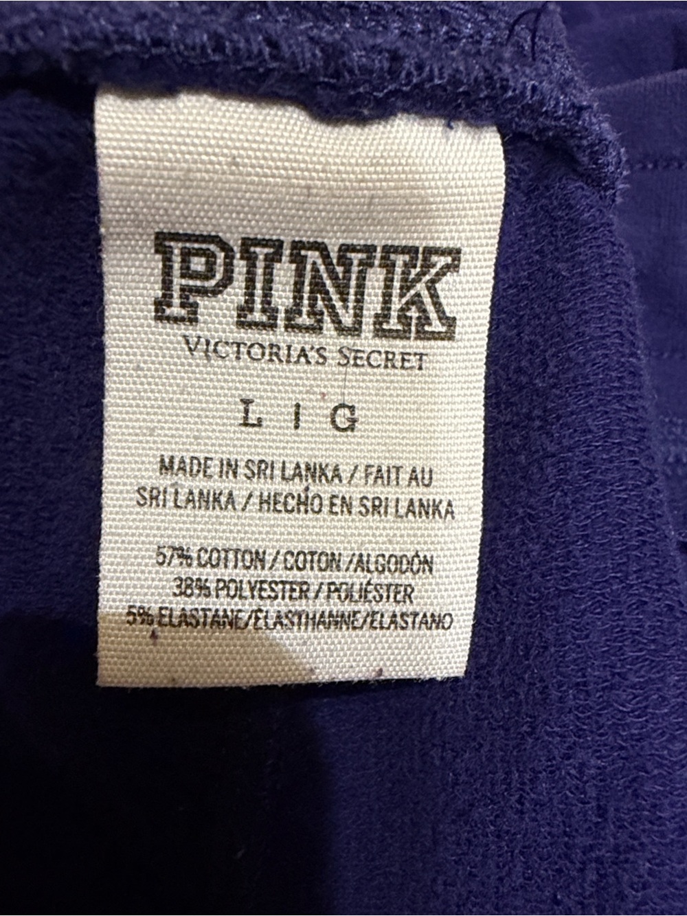 VS Pink Joggers sz L - Picture 4 of 4